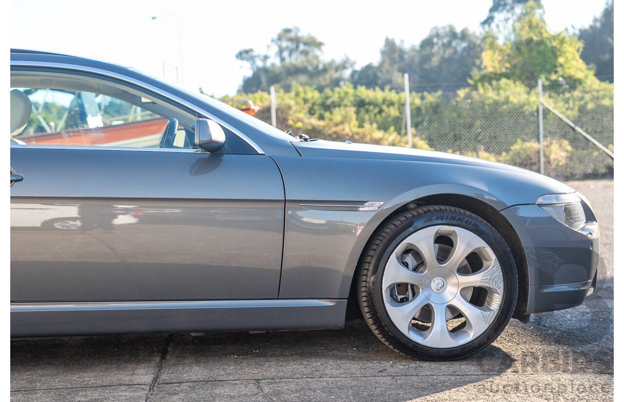 01/2007 BMW 650Ci (RWD) E63 2d Coupe Silver 4.8L