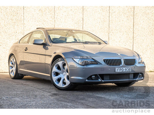 01/2007 BMW 650Ci (RWD) E63 2d Coupe Silver 4.8L