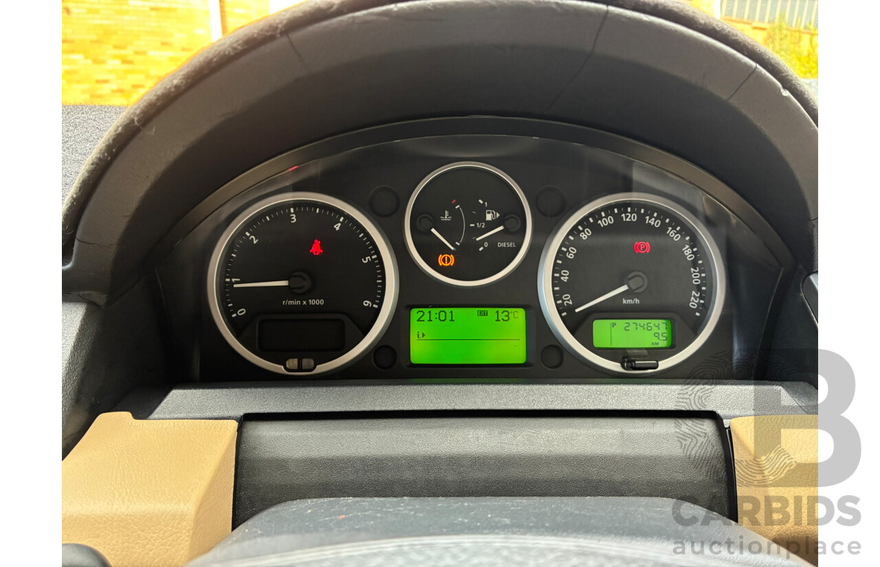 02/2007 Range Rover Sport 2.7 TdV6 (4WD) MY07 4d Wagon Black Twin-turbo Diesel 2.7L