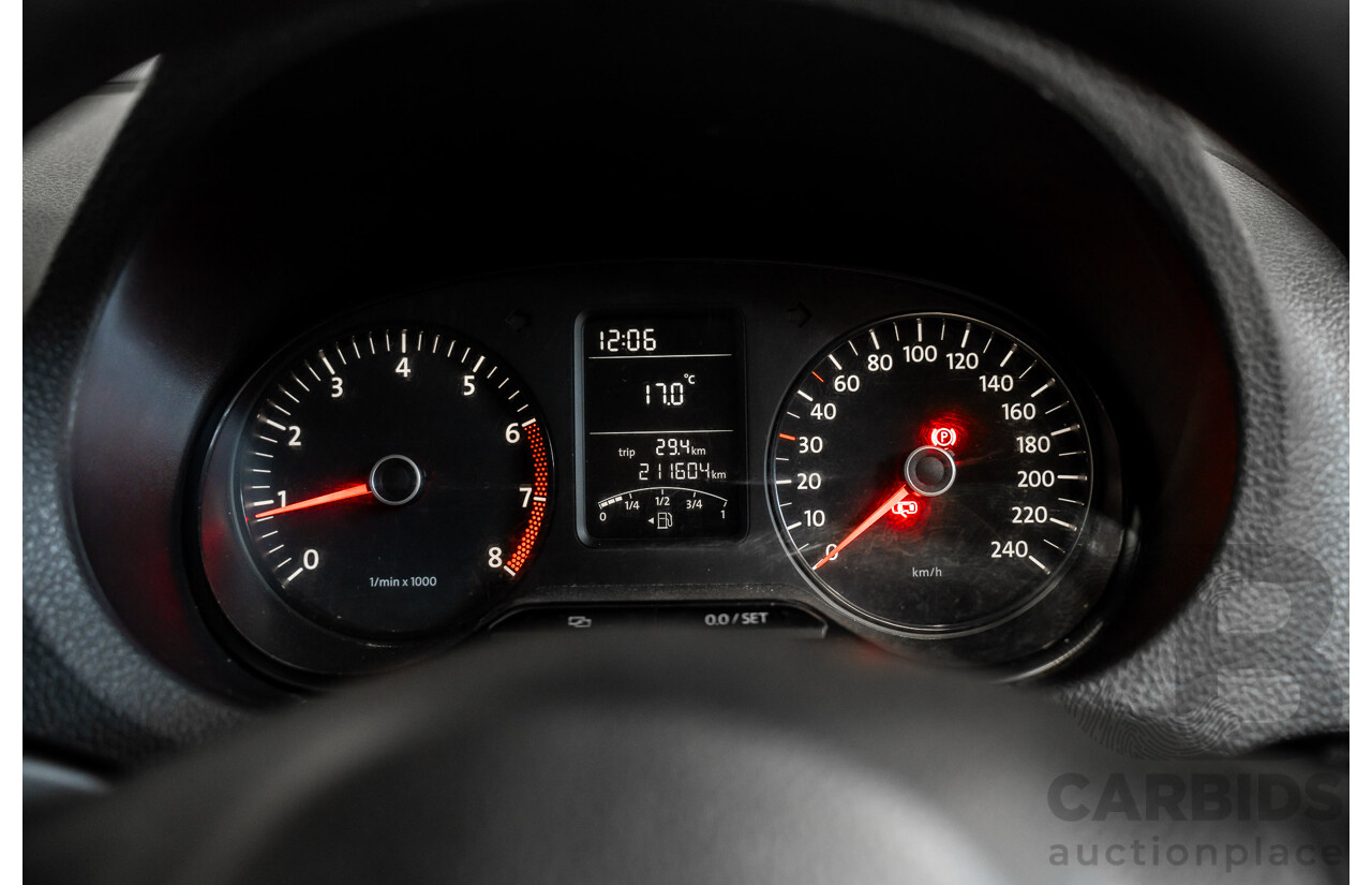 01/2013 Volkswagen Amarok TSI300 2H MY12.5 C/Chas White Turbo 2.0L