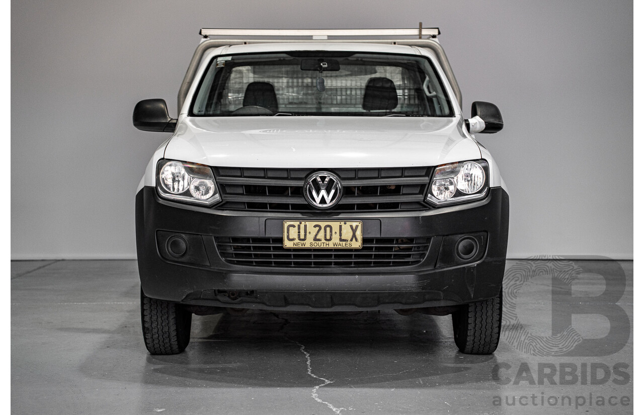 01/2013 Volkswagen Amarok TSI300 2H MY12.5 C/Chas White Turbo 2.0L