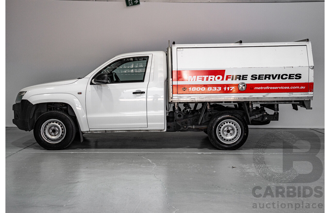 01/2013 Volkswagen Amarok TSI300 2H MY12.5 C/Chas White Turbo 2.0L