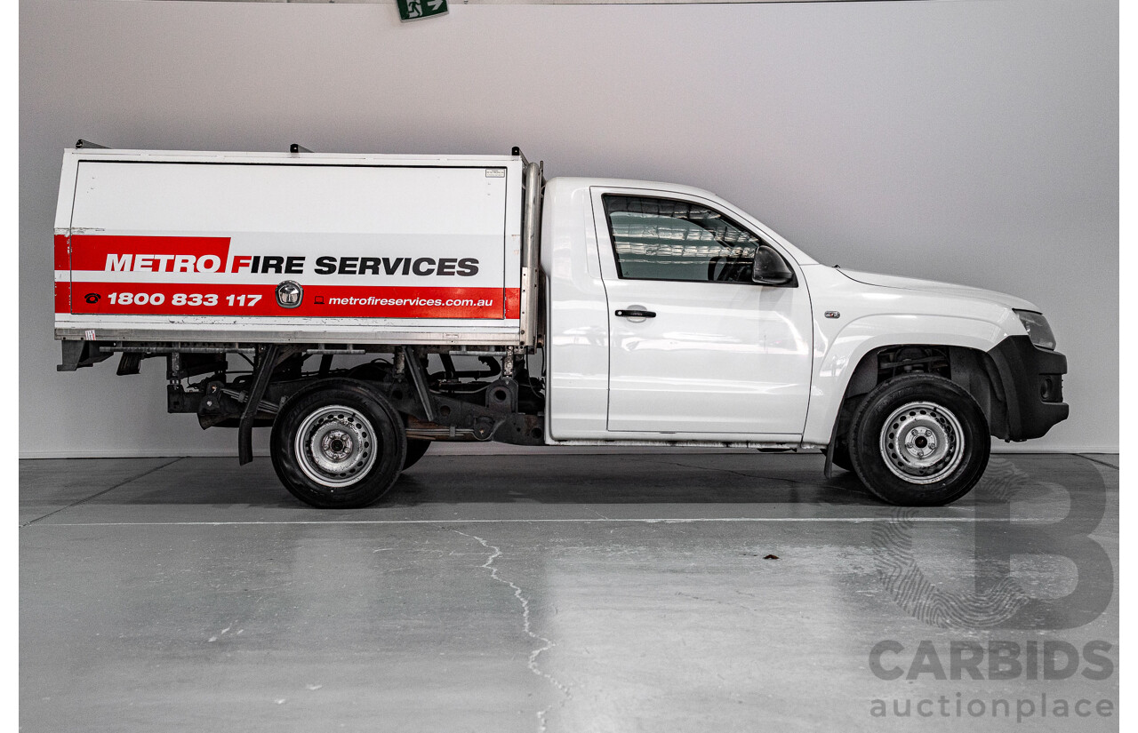 01/2013 Volkswagen Amarok TSI300 2H MY12.5 C/Chas White Turbo 2.0L