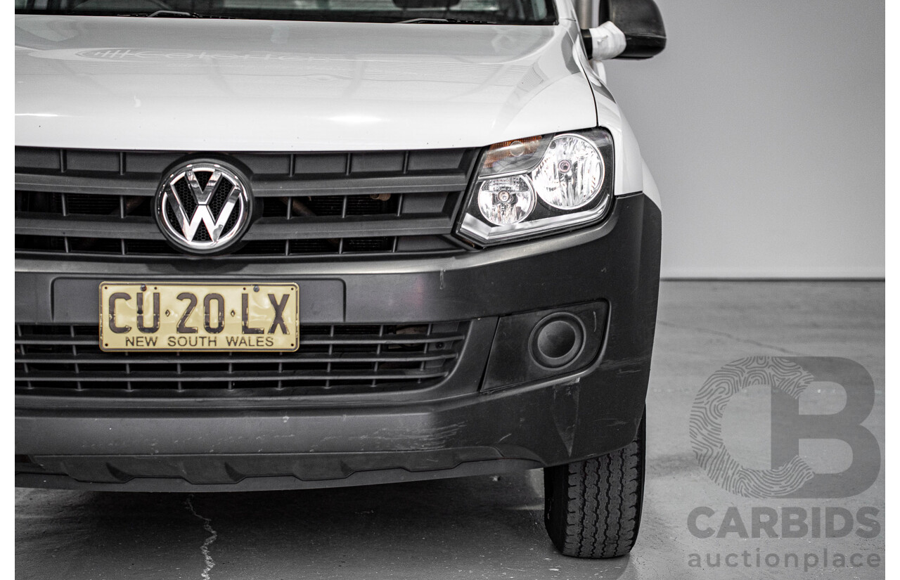 01/2013 Volkswagen Amarok TSI300 2H MY12.5 C/Chas White Turbo 2.0L