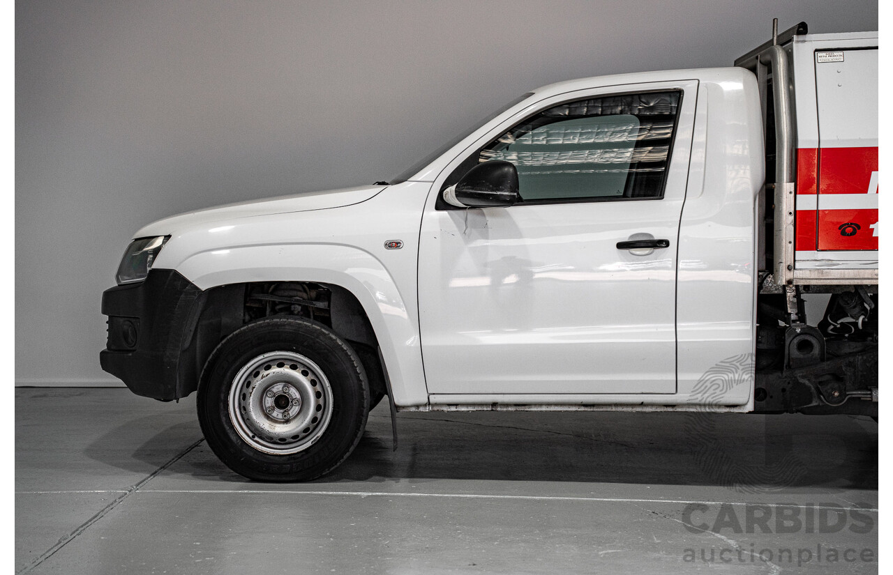01/2013 Volkswagen Amarok TSI300 2H MY12.5 C/Chas White Turbo 2.0L