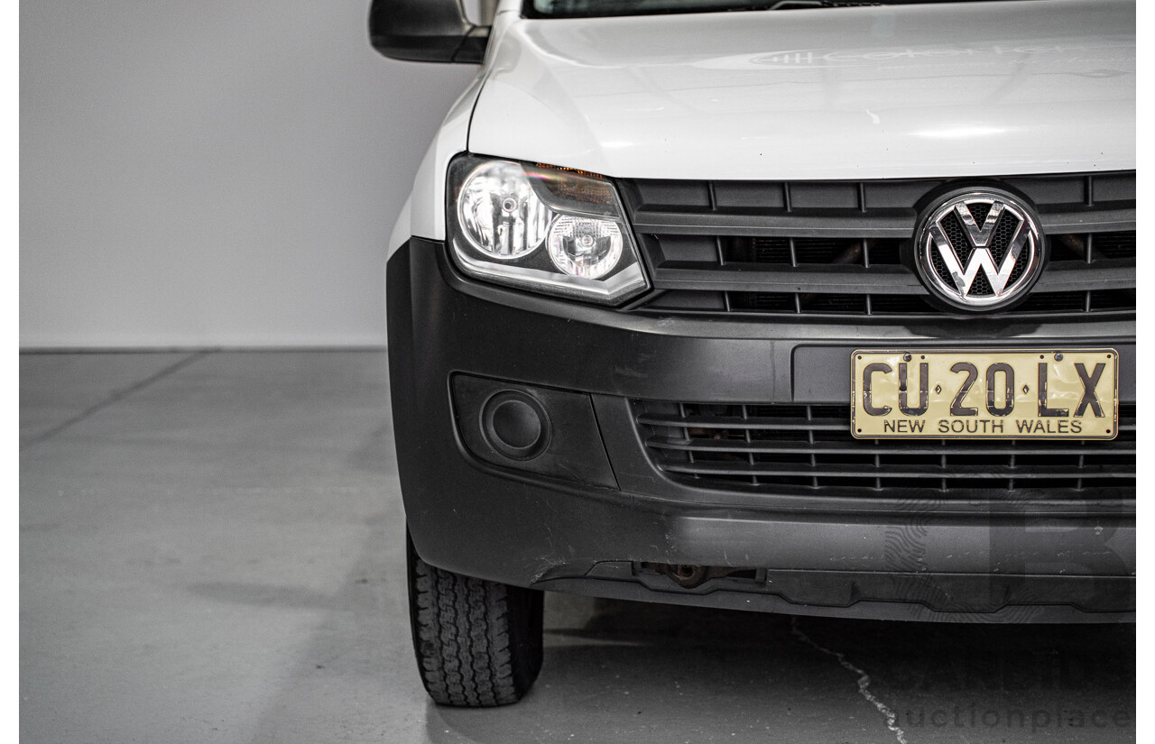 01/2013 Volkswagen Amarok TSI300 2H MY12.5 C/Chas White Turbo 2.0L