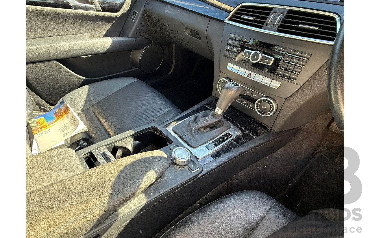 08/2011 Mercedes-Benz C200 CDI BE RWD W204 MY11 4D Sedan White Turbo Diesel 2.1L