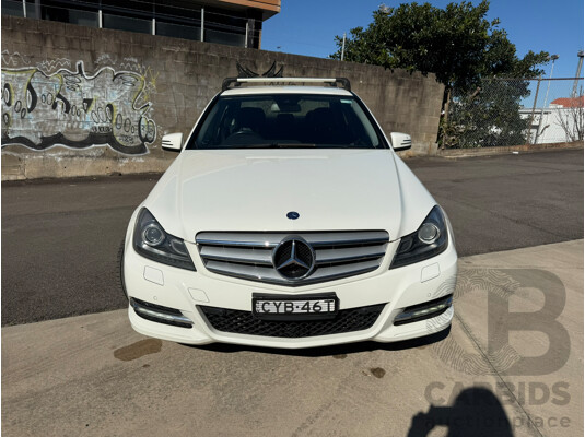 08/2011 Mercedes-Benz C200 CDI BE RWD W204 MY11 4D Sedan White Turbo Diesel 2.1L