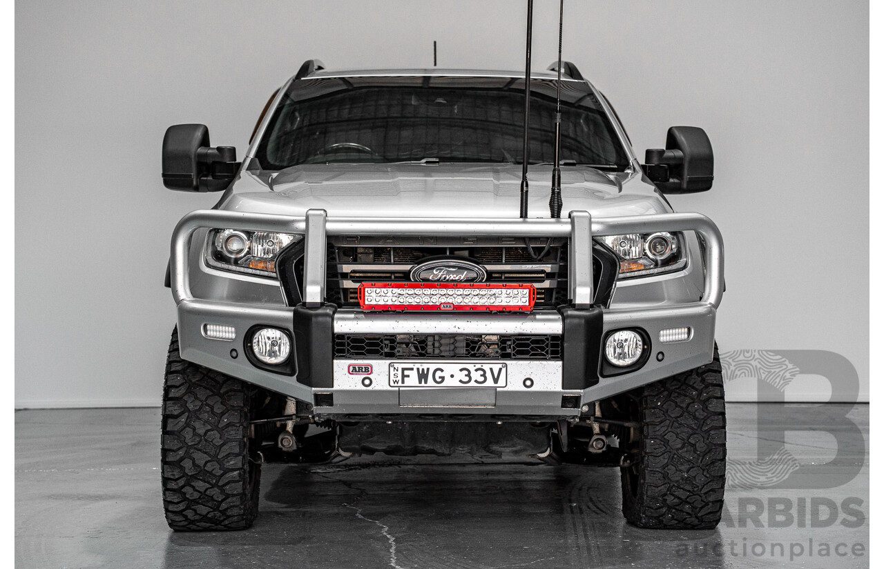 12/2018 Ford Ranger Wildtrak 2.0 (4x4) PX MKIII MY19 Double Cab P/Up Silver 2.0L