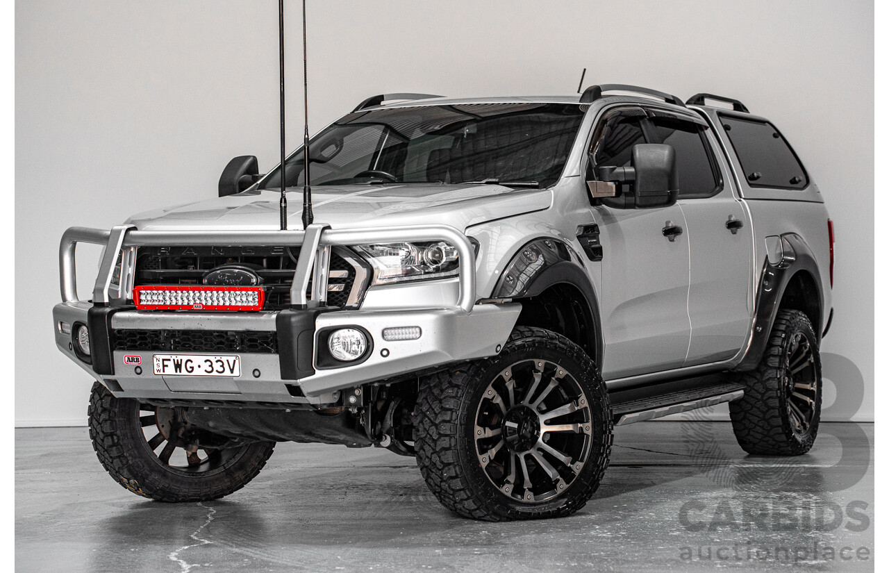 12/2018 Ford Ranger Wildtrak 2.0 (4x4) PX MKIII MY19 Double Cab P/Up Silver 2.0L