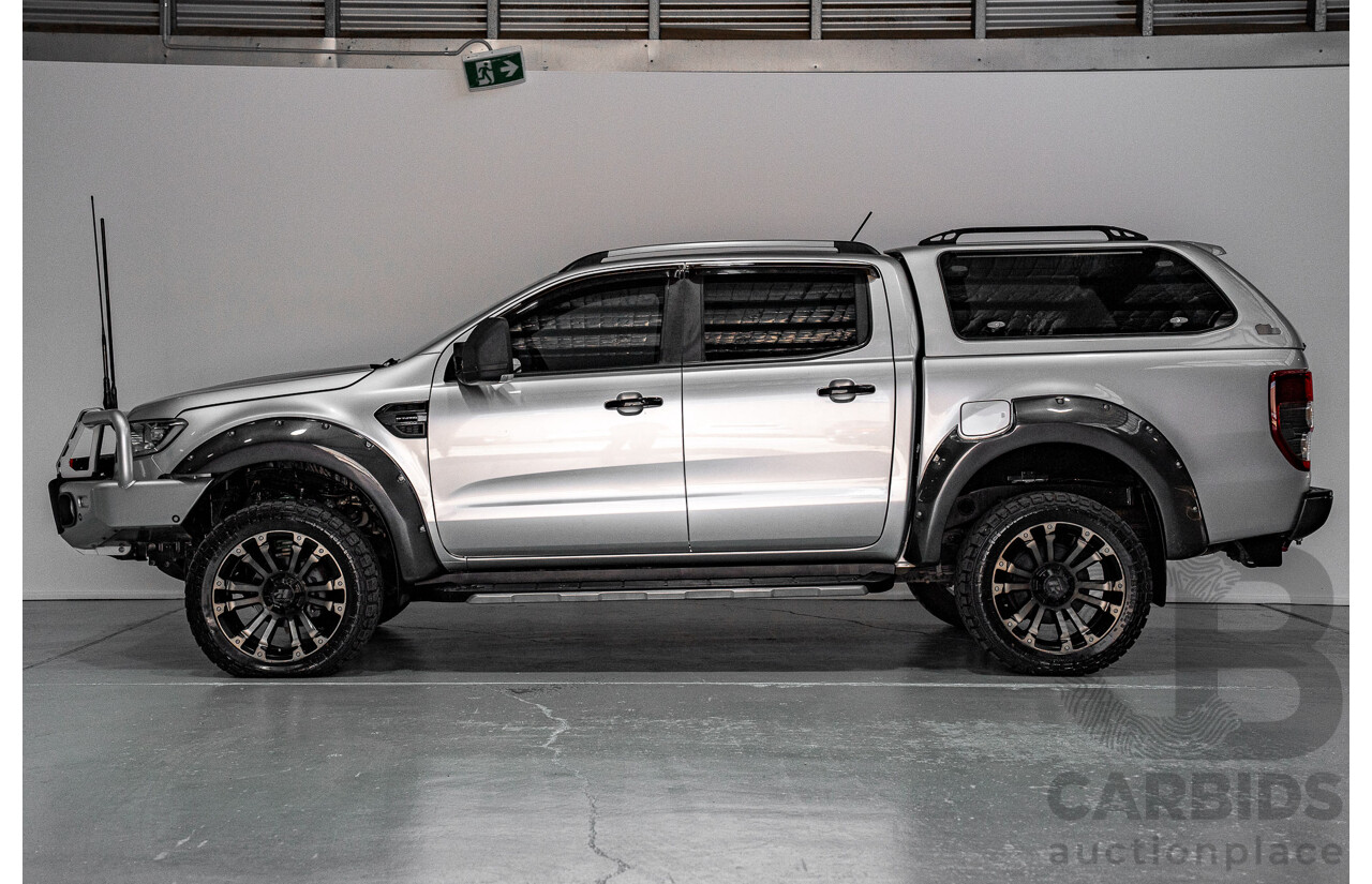 12/2018 Ford Ranger Wildtrak 2.0 (4x4) PX MKIII MY19 Double Cab P/Up Silver 2.0L