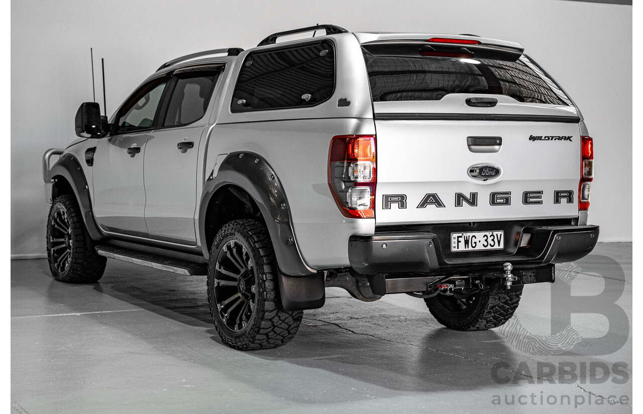 12/2018 Ford Ranger Wildtrak 2.0 (4x4) PX MKIII MY19 Double Cab P/Up Silver 2.0L