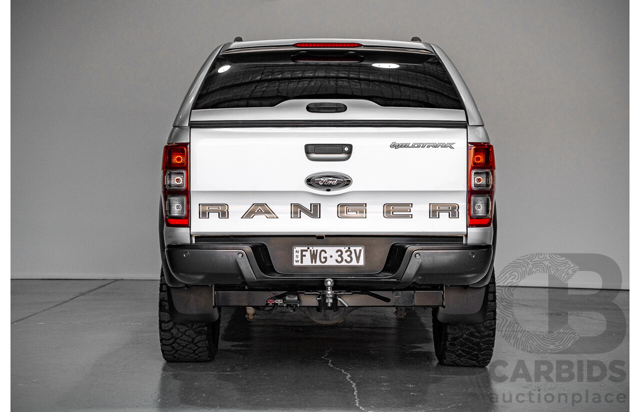 12/2018 Ford Ranger Wildtrak 2.0 (4x4) PX MKIII MY19 Double Cab P/Up Silver 2.0L