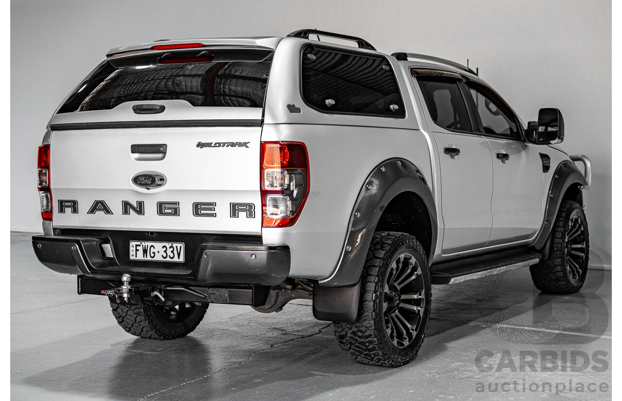 12/2018 Ford Ranger Wildtrak 2.0 (4x4) PX MKIII MY19 Double Cab P/Up Silver 2.0L