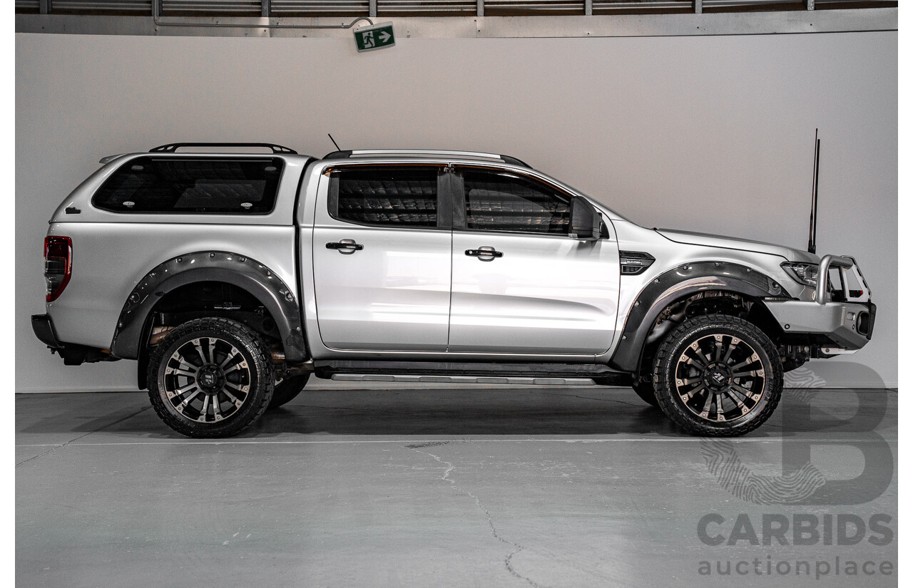 12/2018 Ford Ranger Wildtrak 2.0 (4x4) PX MKIII MY19 Double Cab P/Up Silver 2.0L