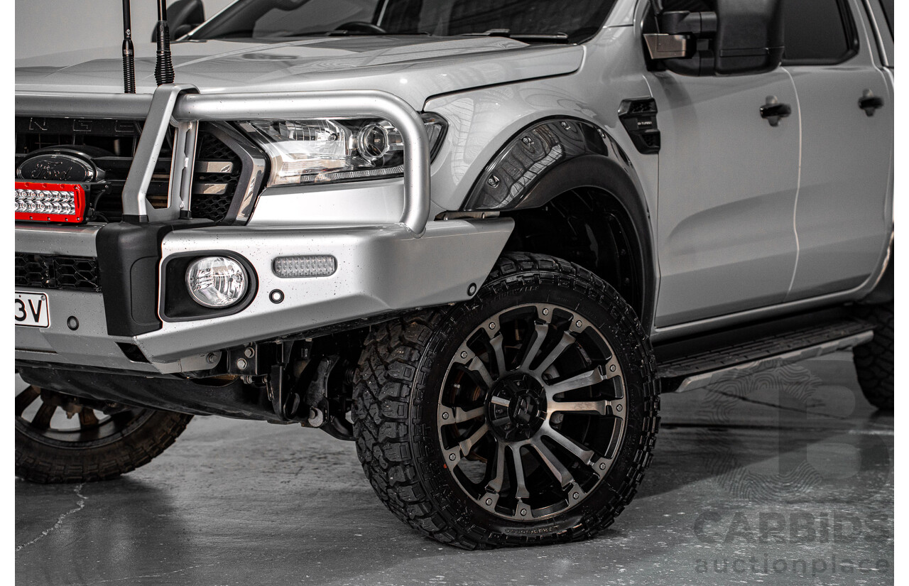 12/2018 Ford Ranger Wildtrak 2.0 (4x4) PX MKIII MY19 Double Cab P/Up Silver 2.0L