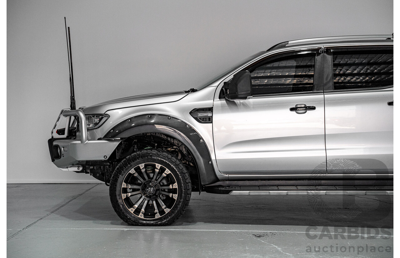 12/2018 Ford Ranger Wildtrak 2.0 (4x4) PX MKIII MY19 Double Cab P/Up Silver 2.0L