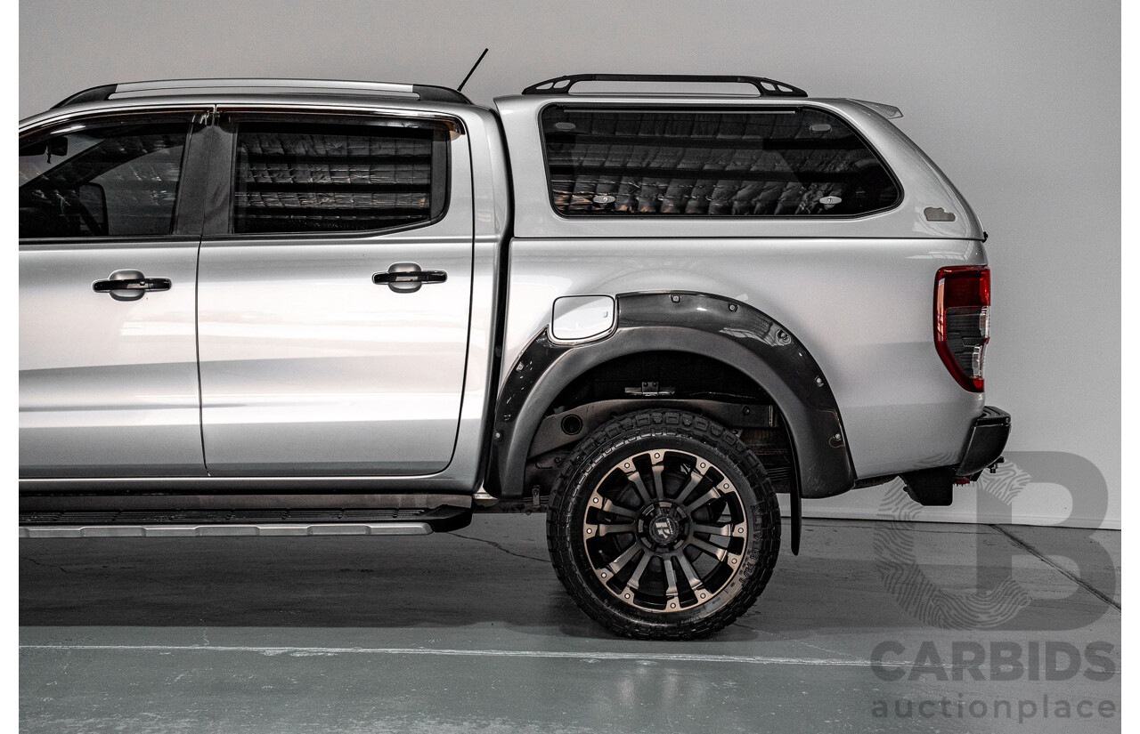 12/2018 Ford Ranger Wildtrak 2.0 (4x4) PX MKIII MY19 Double Cab P/Up Silver 2.0L