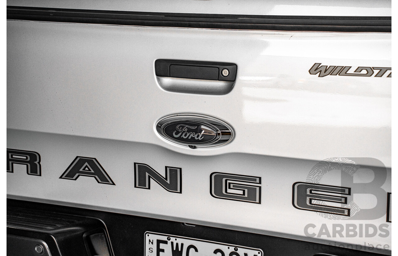 12/2018 Ford Ranger Wildtrak 2.0 (4x4) PX MKIII MY19 Double Cab P/Up Silver 2.0L