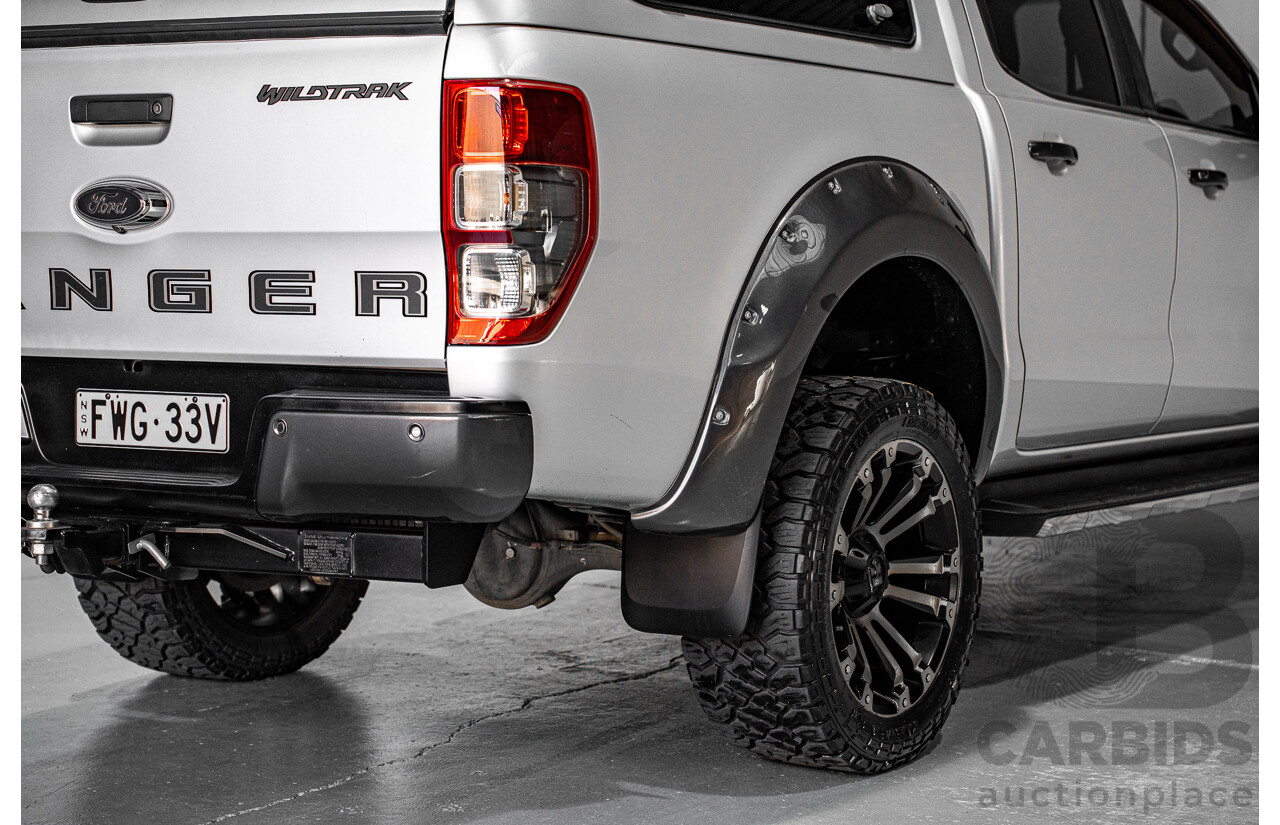 12/2018 Ford Ranger Wildtrak 2.0 (4x4) PX MKIII MY19 Double Cab P/Up Silver 2.0L
