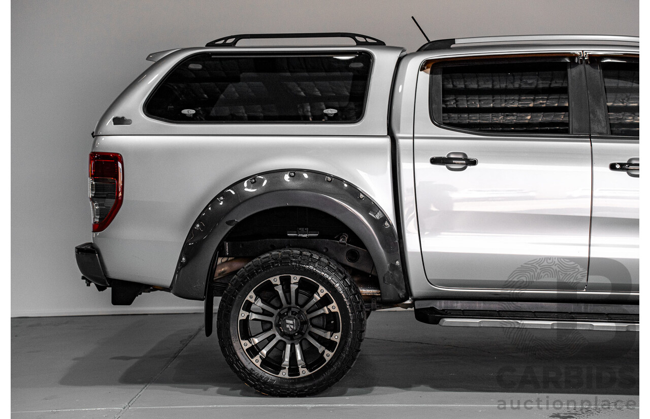 12/2018 Ford Ranger Wildtrak 2.0 (4x4) PX MKIII MY19 Double Cab P/Up Silver 2.0L