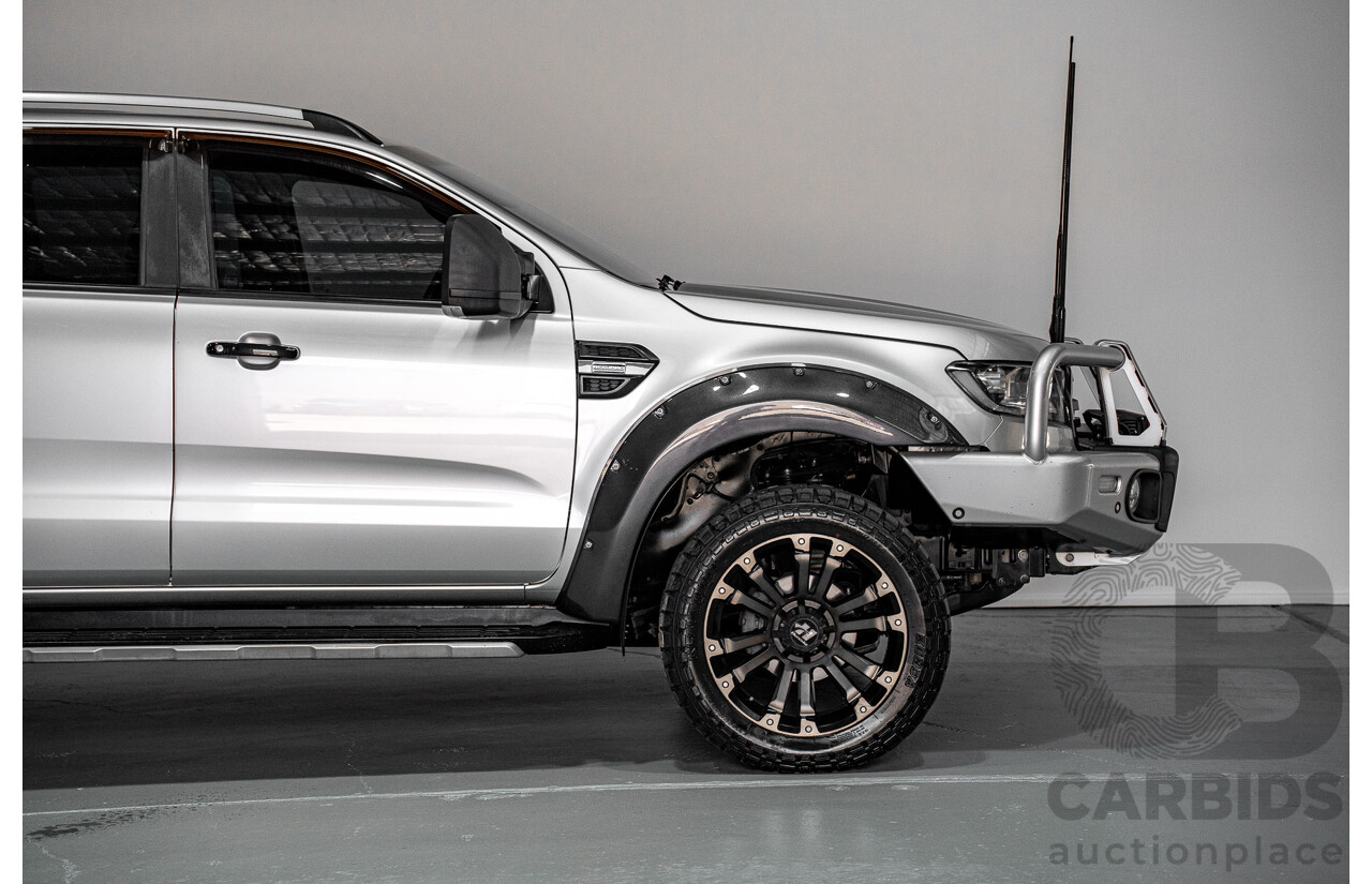 12/2018 Ford Ranger Wildtrak 2.0 (4x4) PX MKIII MY19 Double Cab P/Up Silver 2.0L