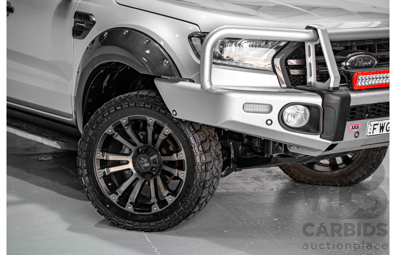 12/2018 Ford Ranger Wildtrak 2.0 (4x4) PX MKIII MY19 Double Cab P/Up Silver 2.0L