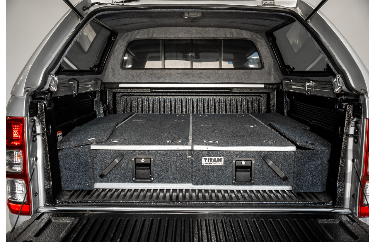 12/2018 Ford Ranger Wildtrak 2.0 (4x4) PX MKIII MY19 Double Cab P/Up Silver 2.0L
