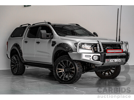 12/2018 Ford Ranger Wildtrak 2.0 (4x4) PX MKIII MY19 Double Cab P/Up Silver 2.0L