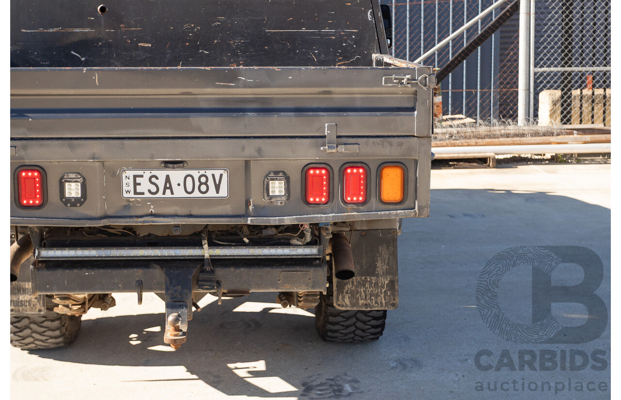 01/2014 Toyota Landcruiser Workmate (4x4) VDJ79R MY12 Update Double C/Chas Magnetic Grey Turbo Diesel 4.5L