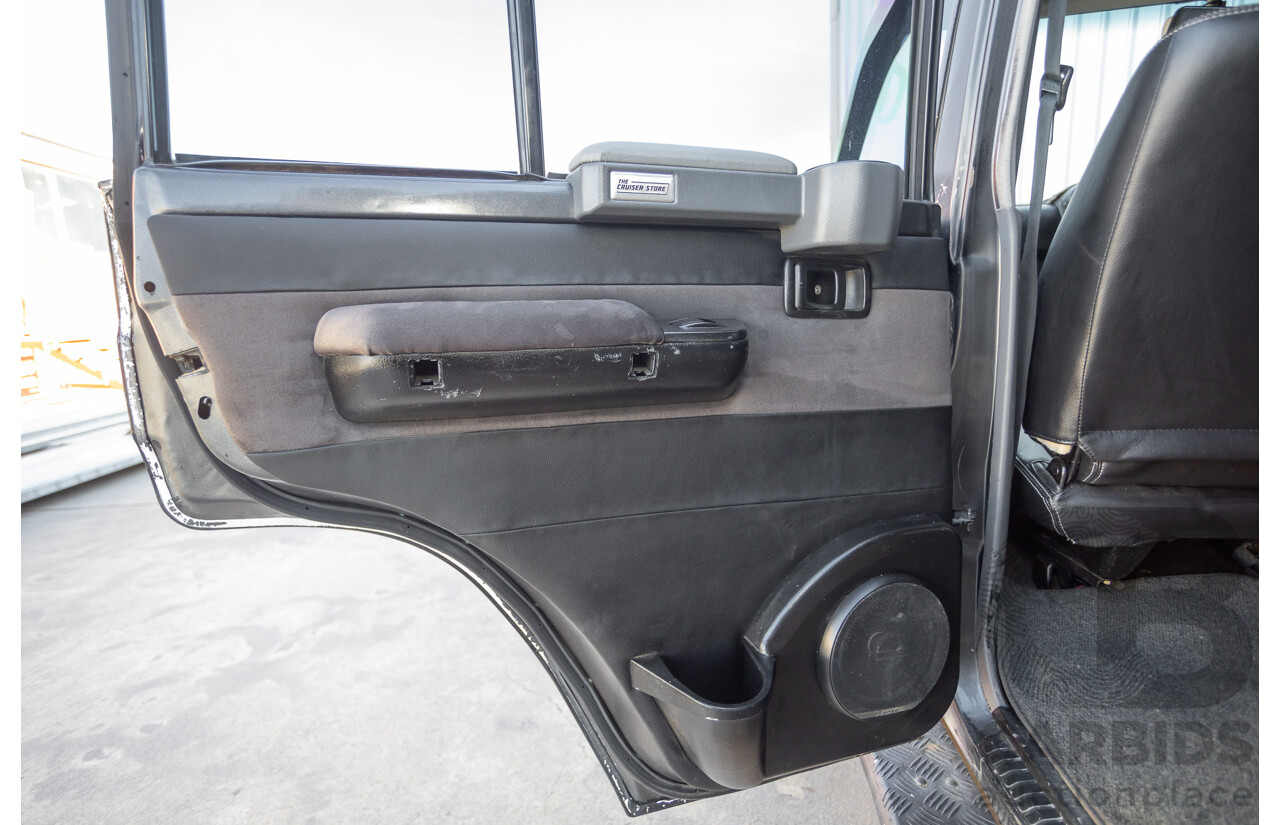 01/2014 Toyota Landcruiser Workmate (4x4) VDJ79R MY12 Update Double C/Chas Magnetic Grey Turbo Diesel 4.5L