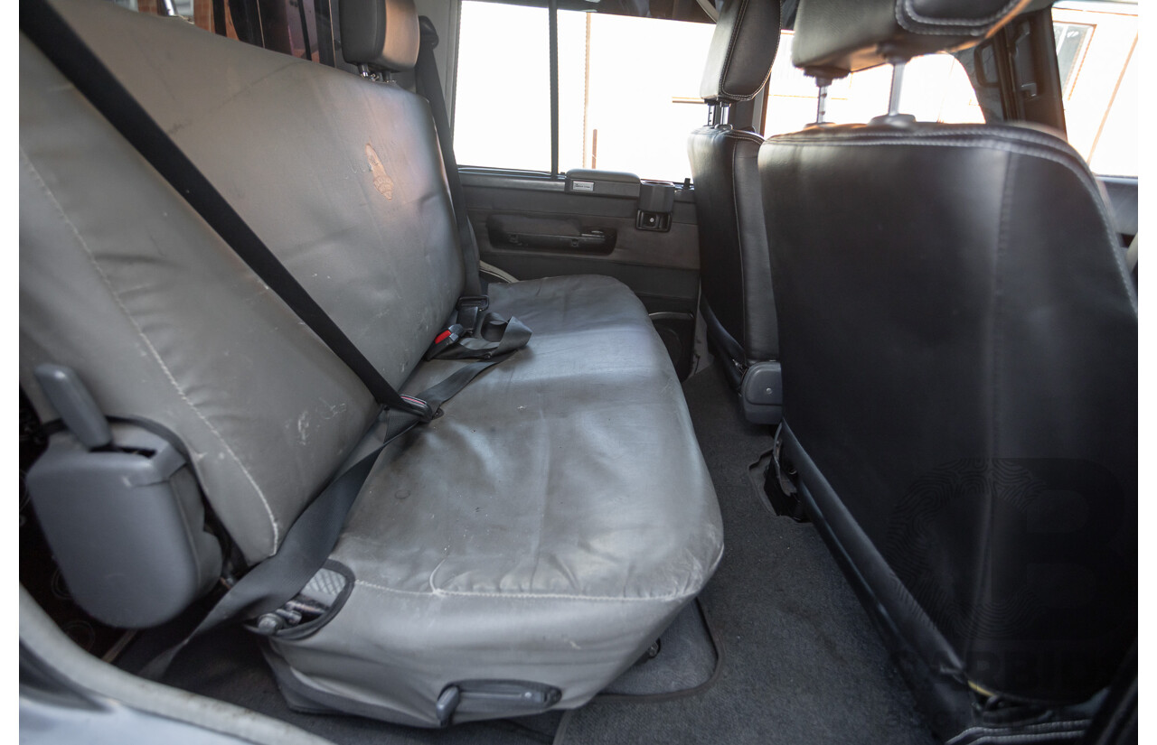 01/2014 Toyota Landcruiser Workmate (4x4) VDJ79R MY12 Update Double C/Chas Magnetic Grey Turbo Diesel 4.5L