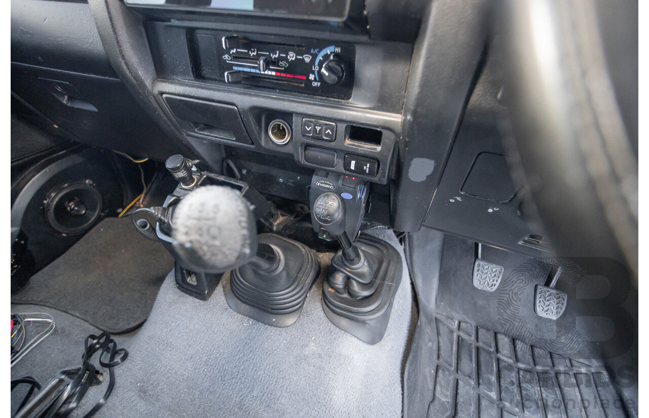 01/2014 Toyota Landcruiser Workmate (4x4) VDJ79R MY12 Update Double C/Chas Magnetic Grey Turbo Diesel 4.5L
