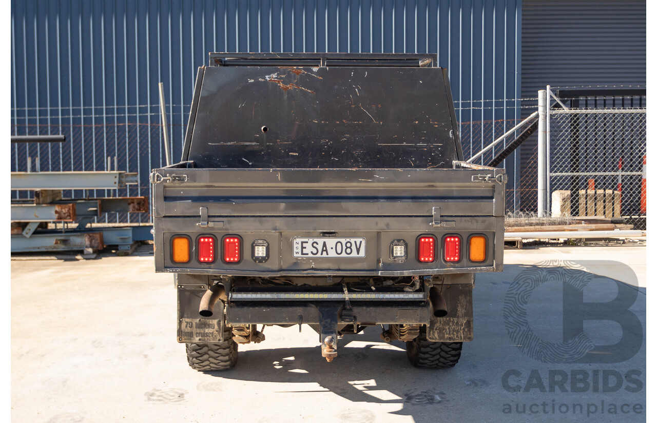 01/2014 Toyota Landcruiser Workmate (4x4) VDJ79R MY12 Update Double C/Chas Magnetic Grey Turbo Diesel 4.5L