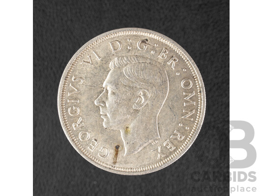 Great Britain 1937 KGVI Silver Crown .500