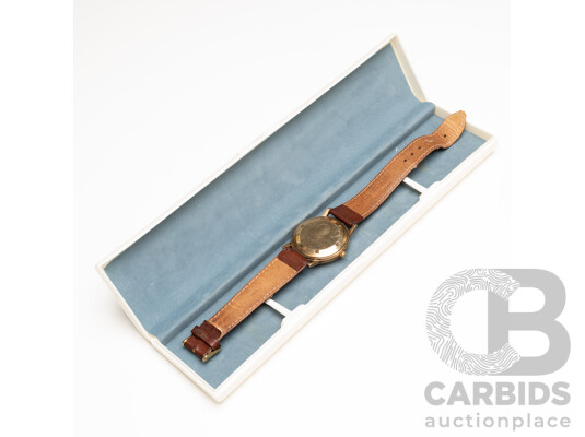 Vintage 9ct Yellow Gold Swiss Longines 290 Automatic Watch