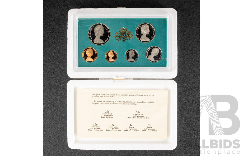 Australian RAM 1982 Six Proof Coin Set, Commonwealth Games