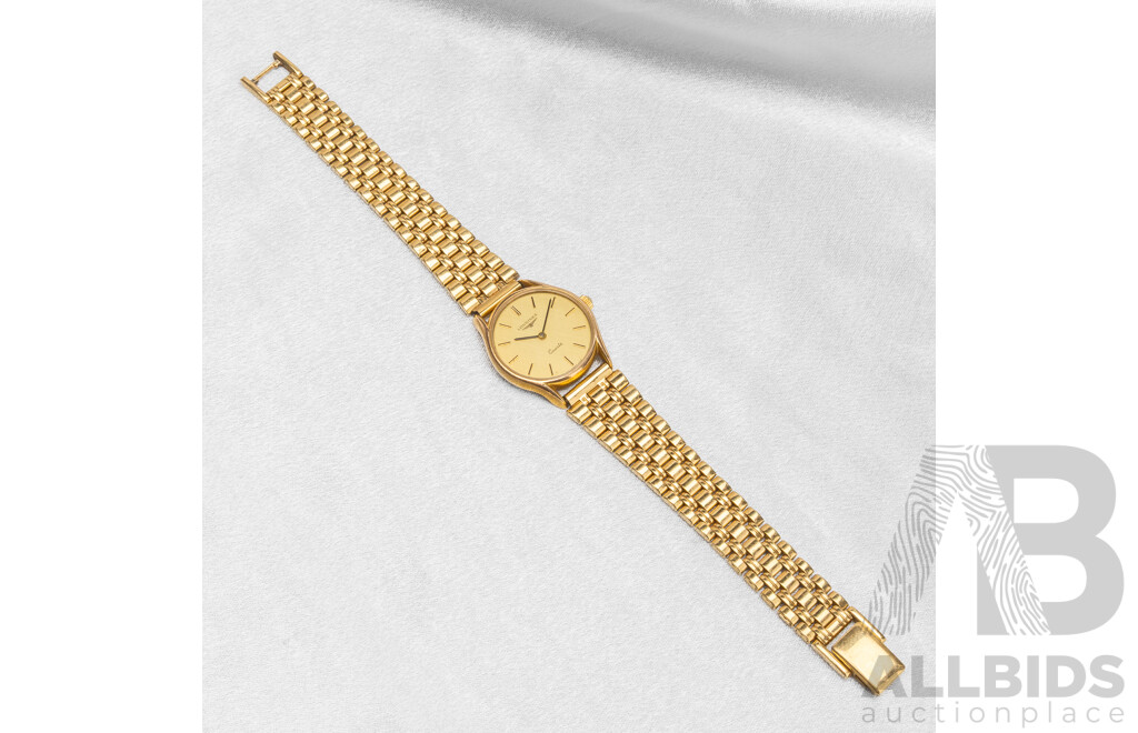 Vintage Ladies' Gold Plated Longines Swiss Quartz Watch - 20312457