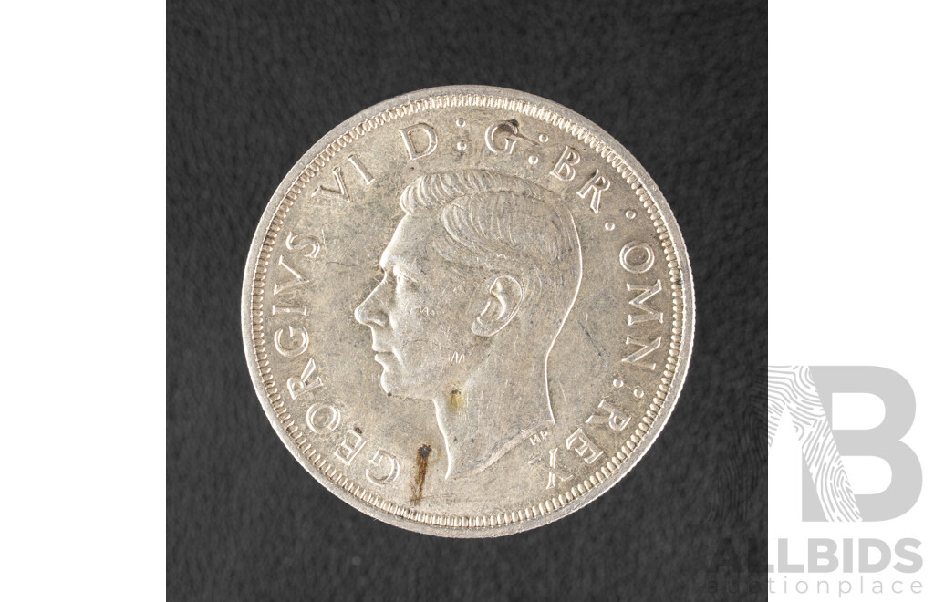 Great Britain 1937 KGVI Silver Crown .500