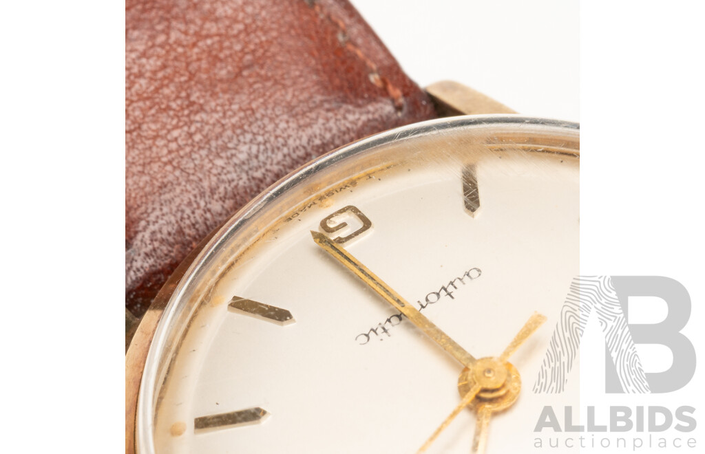Vintage 9ct Yellow Gold Swiss Longines 290 Automatic Watch