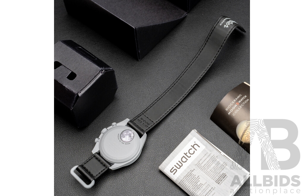 Omega X Swatch Mission to the Moon 4 Jewel Swiss Quartz Watch