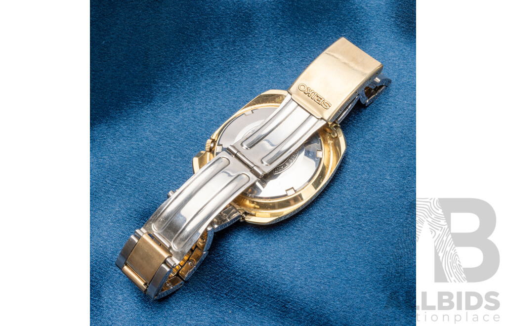Vintage Gold Filled Seiko 5 Automatic Watch, Circa 1970's