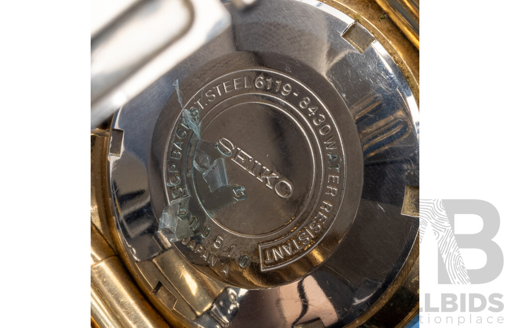 Vintage Gold Filled Seiko 5 Automatic Watch, Circa 1970's