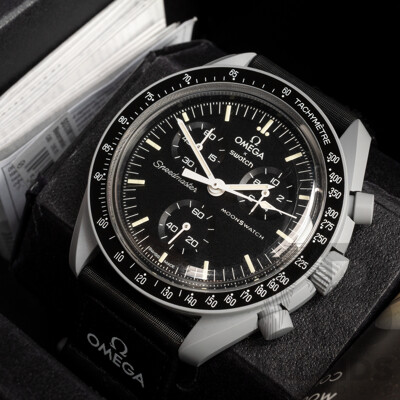 Omega X Swatch Mission to the Moon 4 Jewel Swiss Quartz Watch