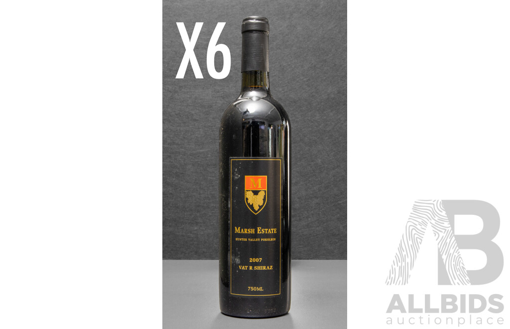 Half Dozen Marsh Estate Vat R Shiraz Vintage 2007