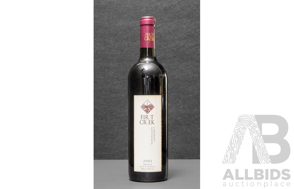 Pair of First Creek Cabernet Sauvignon Vintage 2002