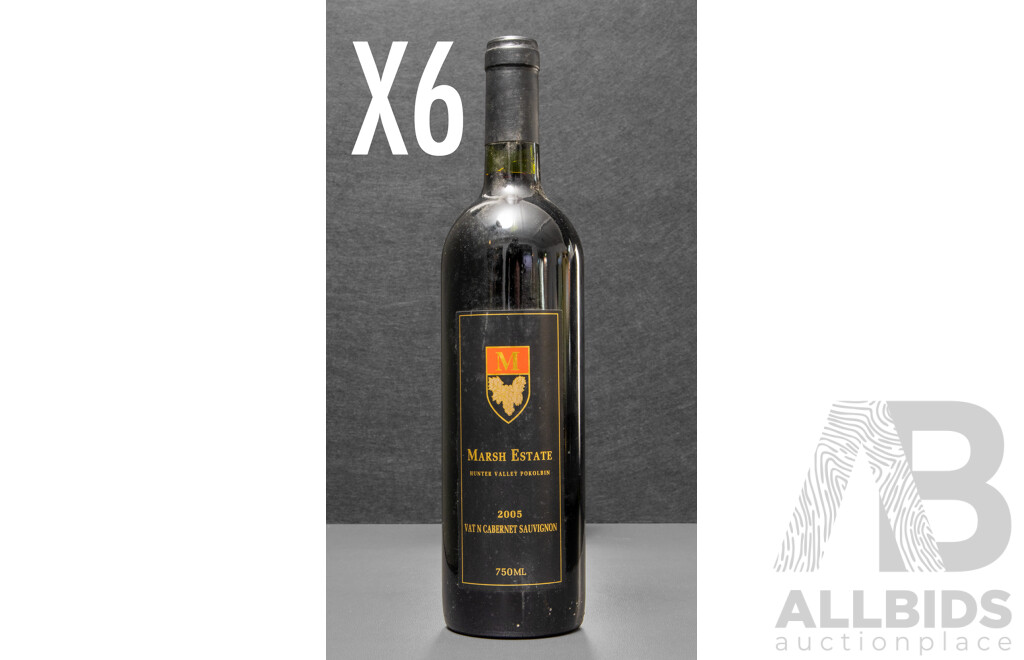 Half Dozen Marsh Estate Vat N Cabernet Sauvignon Vintage 2005