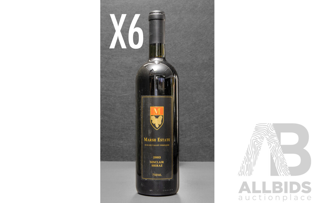 Half Dozen Marsh Estate Vat R Shiraz Vintage 2003