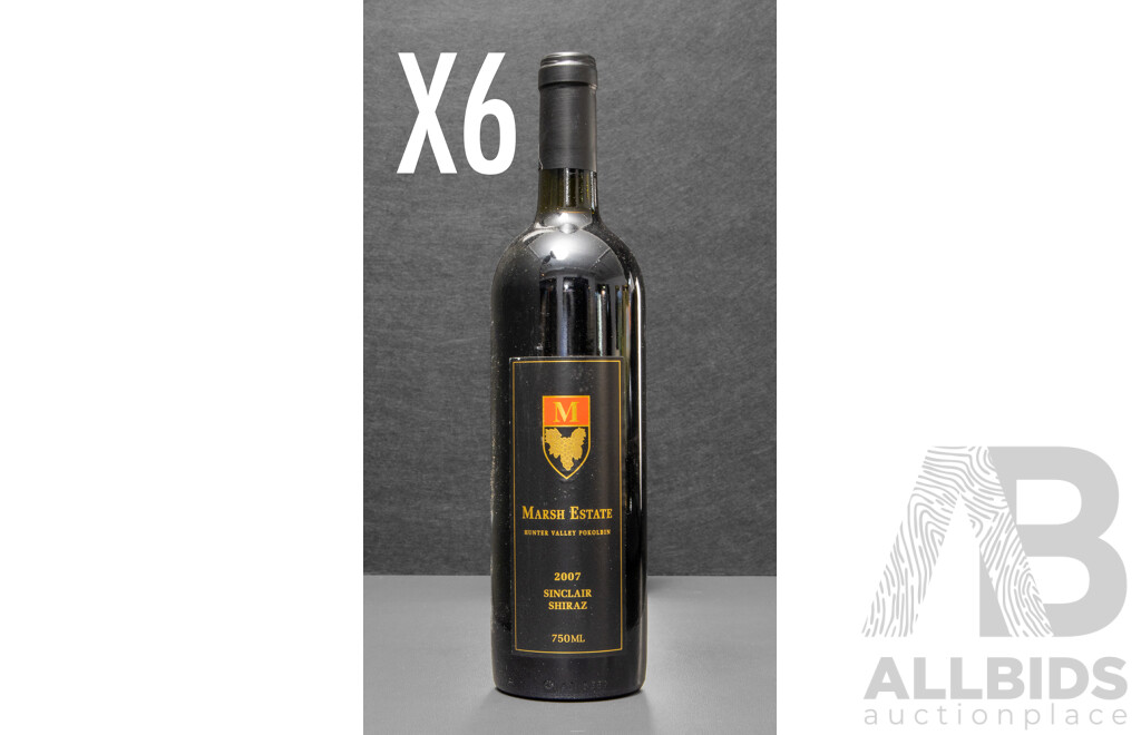 Half Dozen Marsh Estate Vat R Shiraz Vintage 2007