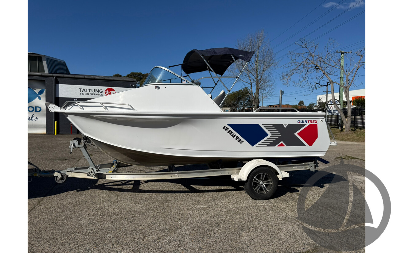 NO RESERVE - 2021 Quintrex 540 Ocean Spirit